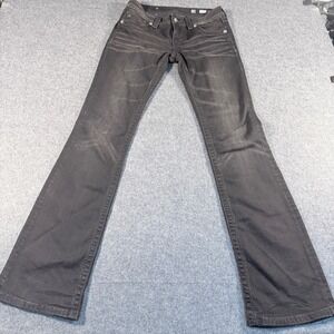 Miss Me Black Bootcut Jeans Angel Wing Rhinestone Size 28 x 33 Y2k